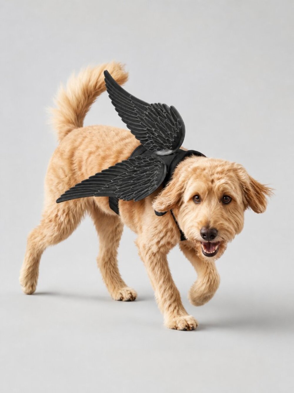 Boots & Barkley Pet Angel Wings Costume Reflective XS XXS Halloween Dog Cat NWT